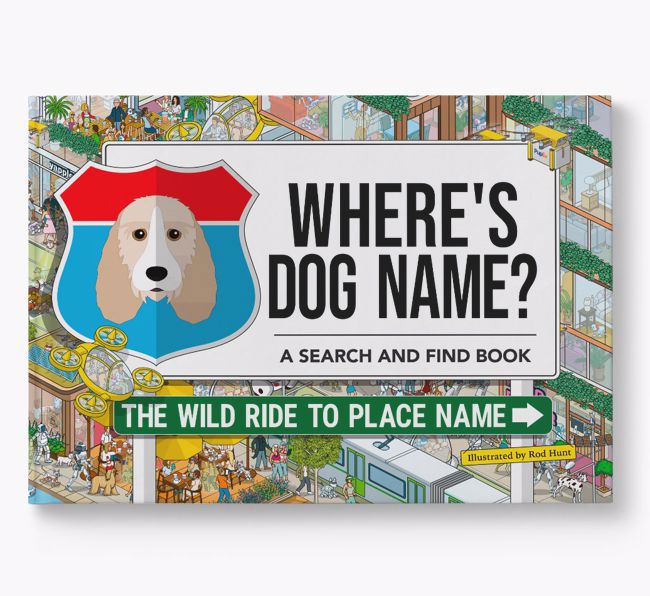 Personalised Petit Basset Griffon Vendeen Book: Where's Dog Name? Volume 3
